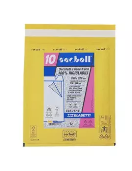 Busta Imbottita a Bolle d'Aria Sacboll E Blasetti - 21x26 cm - 0717 (Avana Conf. 10)