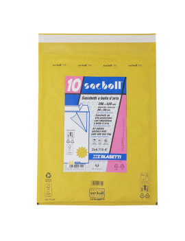 Busta Imbottita a Bolle d'Aria Sacboll H Blasetti - 26x36 cm - 0715 (Avana Conf. 10)