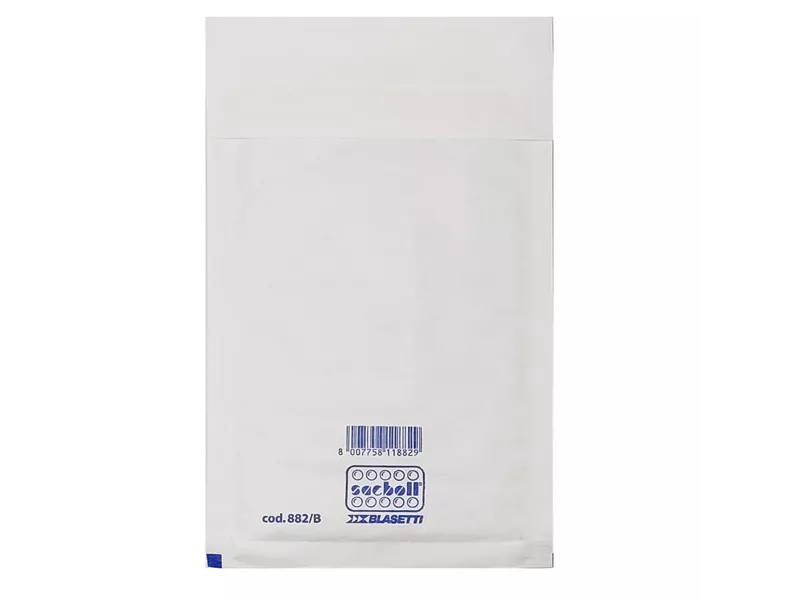 Busta Imbottita a Bolle d'Aria Sacboll B Blasetti - 12x21 cm - 0882 (Bianco Conf. 10)