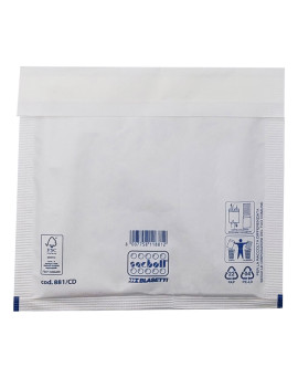 Busta Imbottita a Bolle d'Aria Sacboll CD Blasetti - 16x18 cm - 0881 (Bianco Conf. 10)
