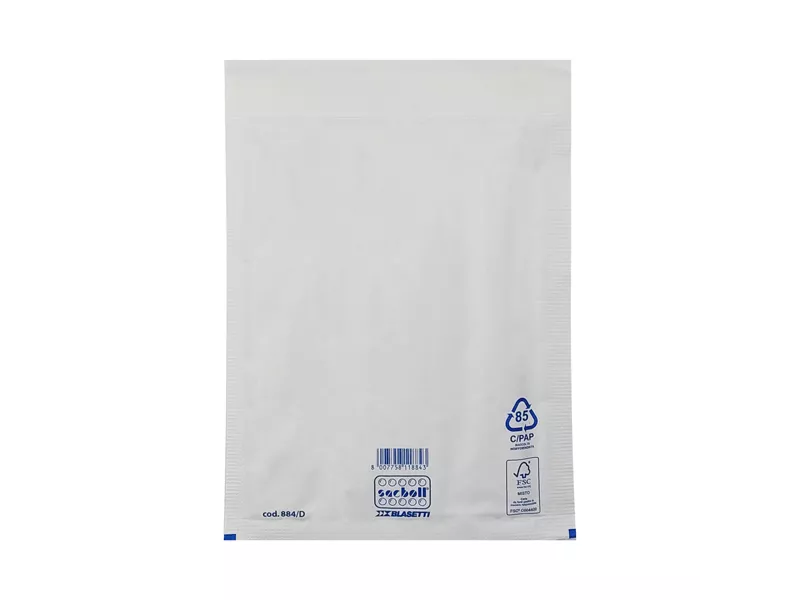 Busta Imbottita a Bolle d'Aria Sacboll D Blasetti - 18x26 cm - 0884 (Bianco Conf. 10)