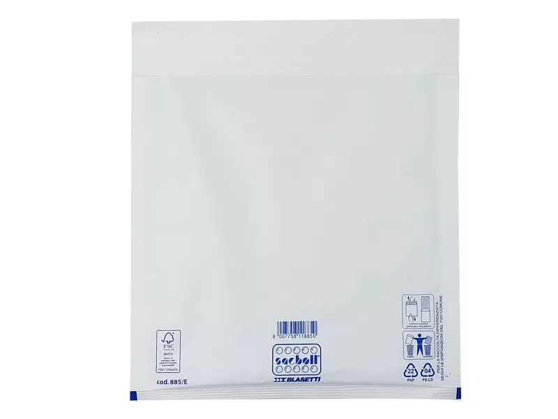 Busta Imbottita a Bolle d'Aria Sacboll E Blasetti - 21x26 cm - 0885 (Bianco Conf. 10)