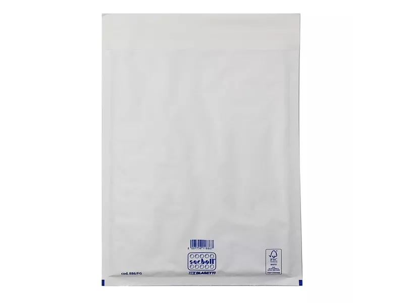 Busta Imbottita a Bolle d'Aria Sacboll FG Blasetti - 22x33 cm - 0886 (Bianco Conf. 10)