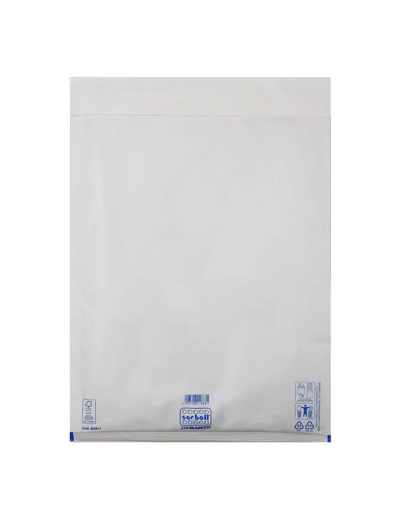 Busta Imbottita a Bolle d'Aria Sacboll J Blasetti - 29x44 cm - 0888 (Bianco Conf. 10) Busta Imbottita a Bolle d'Aria Sacboll J Blasetti - 29x44 cm - 0888 (Bianco Conf. 10)