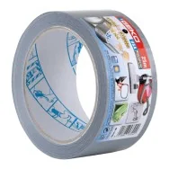 Nastro Adesivo Telato USA Premium Geko - 50 mm x 25 m - 19100/1 (Argento)