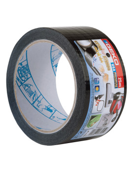 Nastro Adesivo Telato USA Premium Geko - 50 mm x 25 m - 19100/2 (Nero)