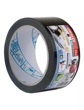 Nastro Adesivo Telato USA Premium Geko - 50 mm x 25 m - 19100/2 (Nero)