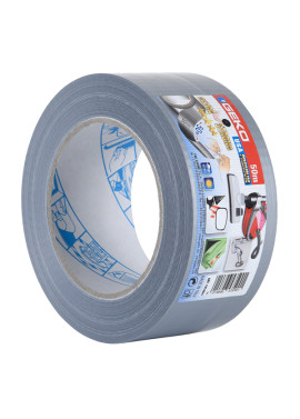 Nastro Adesivo Telato USA Premium Geko - 50 mm x 50 m - 19100/4 (Argento)