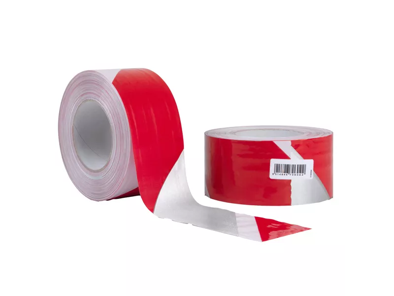 Nastro Segnaletico Riflettente Signal Geko - 70 mm x 100 m - 205/11 (Bianco e Rosso)