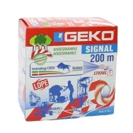Nastro Segnaletico Biodegradabile Signal Geko - 70 mm x 200 m - 200/26 (Bianco e Rosso)
