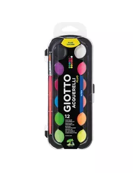 Acquerelli Giotto Fila - 30 mm - 351400 (Assortiti Fluo Conf. 12)