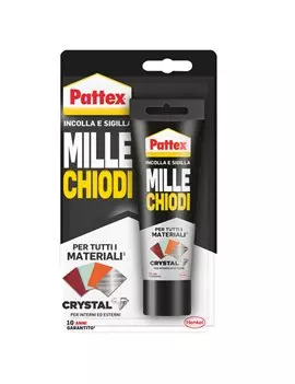 Colla Millechiodi Crystal Pattex - 90 g - 2449235