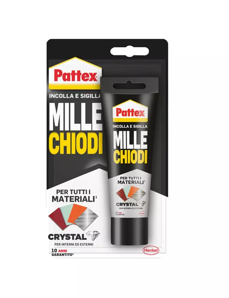 Colla Millechiodi Crystal Pattex - 90 g - 2449235 Colla Millechiodi Crystal Pattex - 90 g - 2449235
