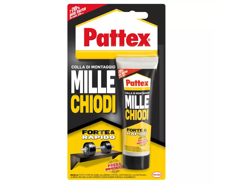 Colla Millechiodi Forte e Rapido Pattex - 100 g - 1947976
