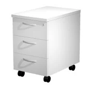 Cassettiera su Ruote Agorà Artexport - 3 Cassetti - 39,6x60x60 cm - C3_3 (Bianco)