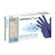 Guanti in Nitrile non Talcati N350 Reflexx - Taglia S - N350/S (Blu Conf. 100)