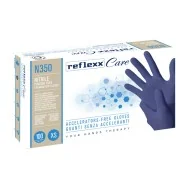 Guanti in Nitrile non Talcati N350 Reflexx - Taglia XS - N350/XS (Blu Conf. 100)