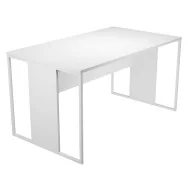 Scrivania Lineare Essence Artexport - 160x80 cm - 413-3-AN (Bianco Gamba Bianco)