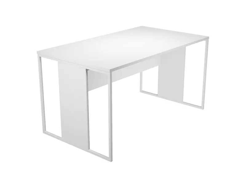Scrivania Lineare Essence Artexport - 160x80 cm - 413-3-AN (Bianco Gamba Bianco)