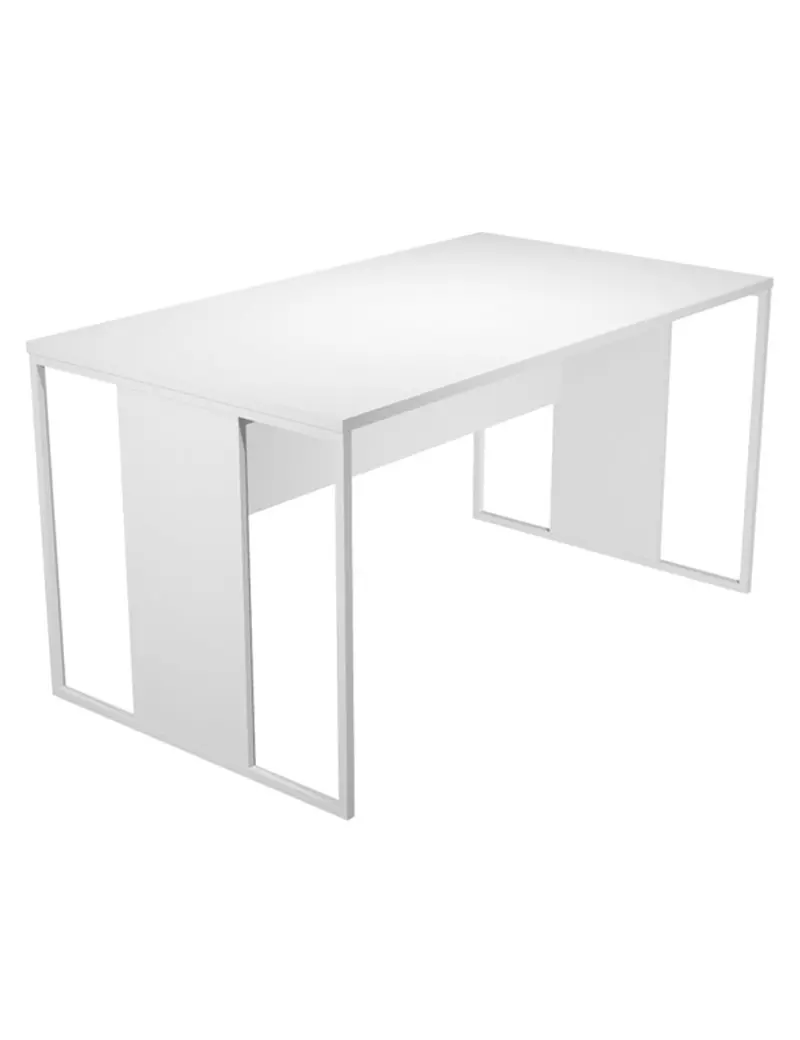 Scrivania Lineare Essence Artexport - 160x80 cm - 413-3-AN (Bianco Gamba Bianco) Scrivania Lineare Essence Artexport - 160x80 cm - 413-3-AN (Bianco Gamba Bianco)