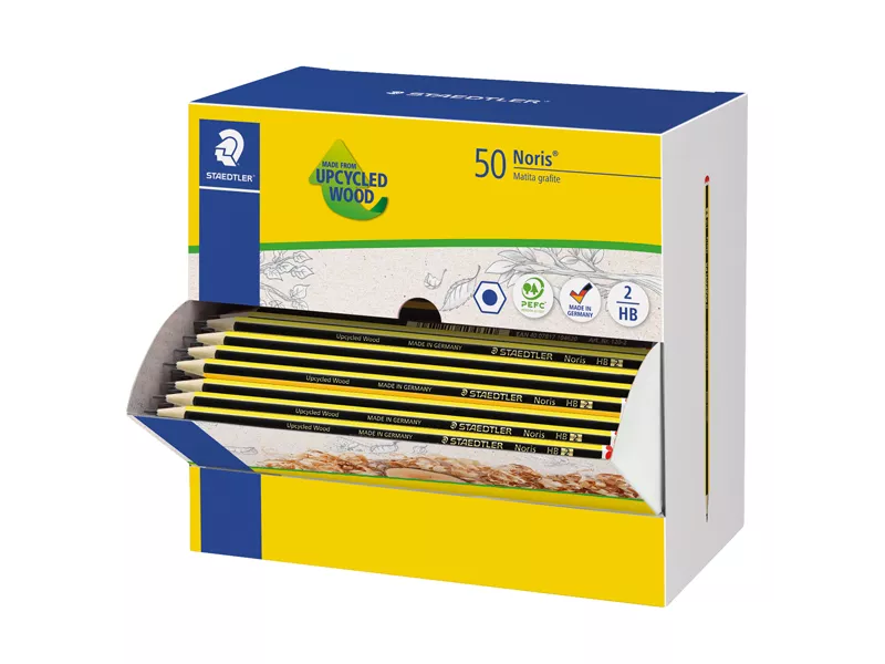 Matita Grafite Noris Staedtler - HB - 120HBCAPLB (Conf. 50)