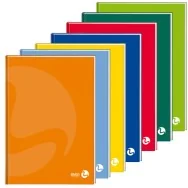Quaderno Cartonato Color 80 BM - A5 - Quadretti 4 mm senza Margini - 0105365 (Assortiti Conf. 5)