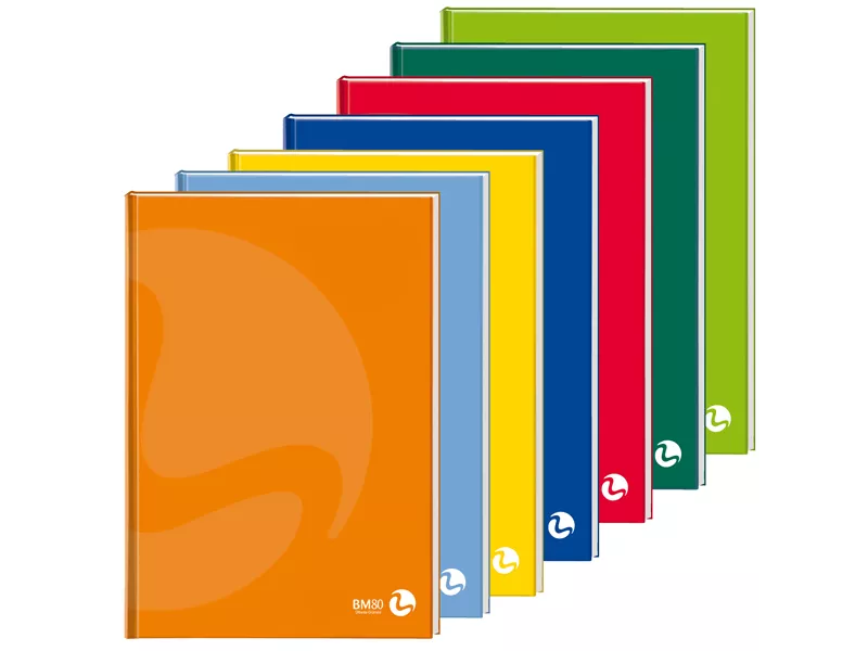 Quaderno Cartonato Color 80 BM - A5 - Quadretti 5 mm senza Margini - 0105329 (Assortiti Conf. 5) Quaderno Cartonato Color 80 BM - A5 - Quadretti 5 mm senza Margini - 0105329 (Assortiti Conf. 5)