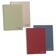 Quaderno Spiralato Crush Favini - A4 - Quadretti 5 mm senza Margini - A2958C4 (Assortiti Conf. 5)