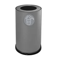 Contenitore per Raccolta Differenziata Stilcasa - 1 Scomparto - 100 Litri - 991/G (Grigio)