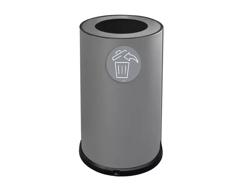 Contenitore per Raccolta Differenziata Stilcasa - 1 Scomparto - 100 Litri - 991/G (Grigio)