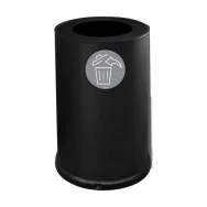 Contenitore per Raccolta Differenziata Stilcasa - 1 Scomparto - 100 Litri - 991/N (Nero)