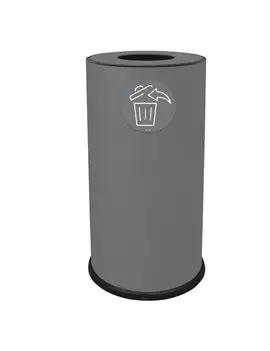Contenitore per Raccolta Differenziata Stilcasa - 1 Scomparto - 70 Litri - 871/G (Grigio)