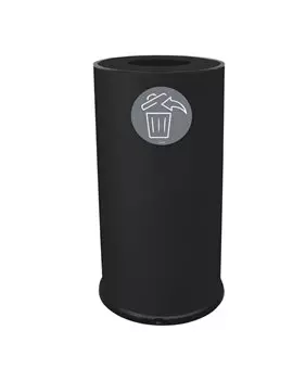 Contenitore per Raccolta Differenziata Stilcasa - 1 Scomparto - 70 Litri - 871/N (Nero)