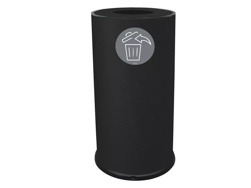 Contenitore per Raccolta Differenziata Stilcasa - 1 Scomparto - 70 Litri - 871/N (Nero)