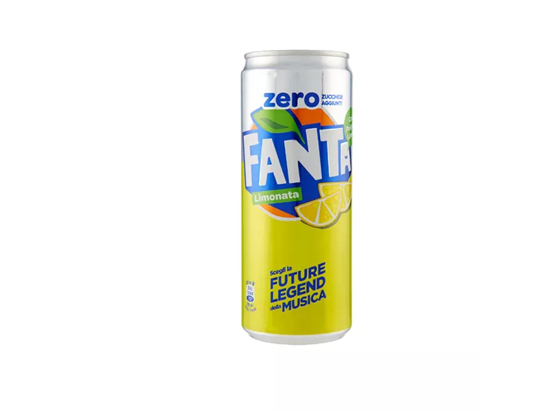Lattina Fanta Lemon Zero - 33 cl - COLFI (Conf. 24) Lattina Fanta Lemon Zero - 33 cl - COLFI (Conf. 24)