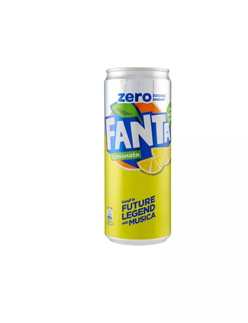 Lattina Fanta Lemon Zero - 33 cl - COLFI (Conf. 24)