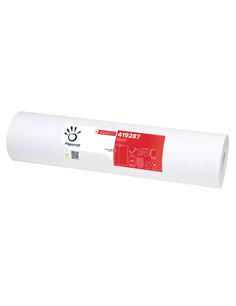 Lenzuolino Medico Defend Tech Papernet - 49,2 cm x 50 m - 419719 (Bianco Conf. 9) Lenzuolino Medico Defend Tech Papernet - 49,2 cm x 50 m - 419719 (Bianco Conf. 9)