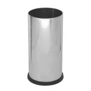 Portaombrelli con Vaschetta Interna Steel Stilcasa - 24x49 cm - 22 Litri - 581/A (Inox Lucido)