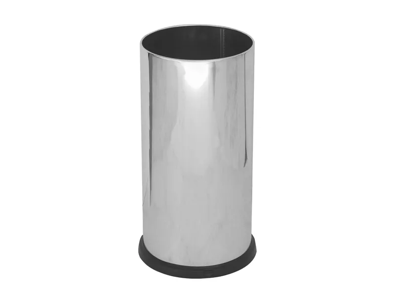 Portaombrelli con Vaschetta Interna Steel Stilcasa - 24x49 cm - 22 Litri - 581/A (Inox Lucido)