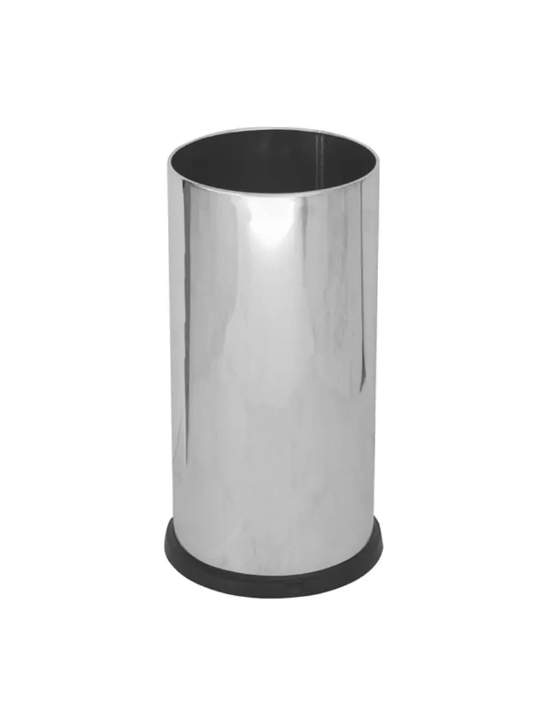 Portaombrelli con Vaschetta Interna Steel Stilcasa - 24x49 cm - 22 Litri - 581/A (Inox Lucido)