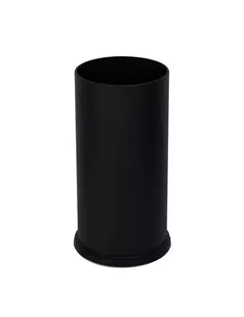 Portaombrelli con Vaschetta Interna Steel Stilcasa - 24x49 cm - 22 Litri - 581/N (Nero)