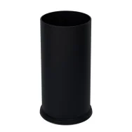 Portaombrelli con Vaschetta Interna Steel Stilcasa - 24x49 cm - 22 Litri - 581/N (Nero)