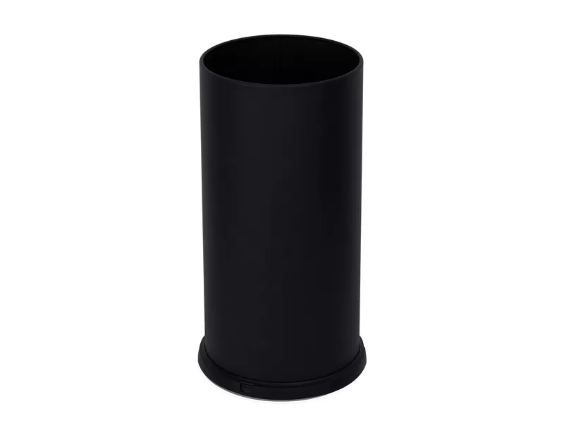Portaombrelli con Vaschetta Interna Steel Stilcasa - 24x49 cm - 22 Litri - 581/N (Nero)