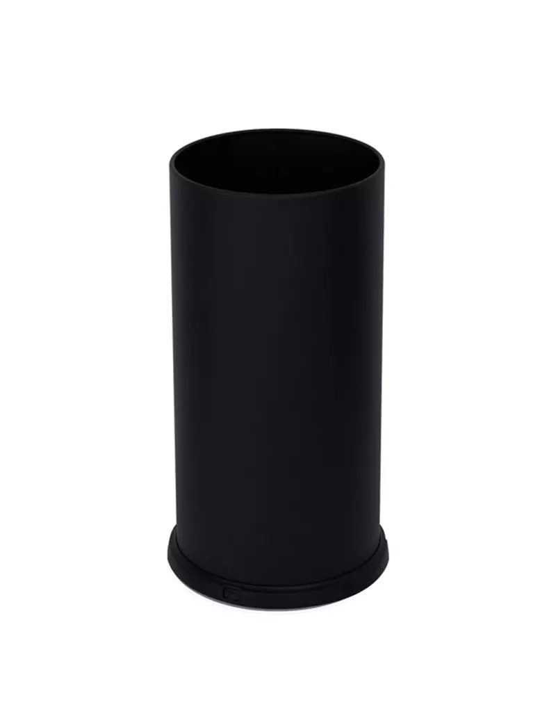 Portaombrelli con Vaschetta Interna Steel Stilcasa - 24x49 cm - 22 Litri - 581/N (Nero)