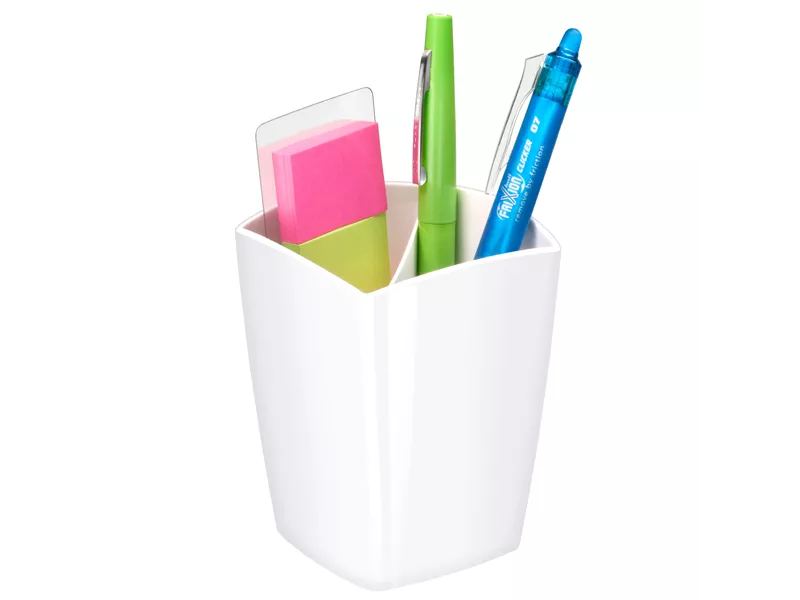 Portapenne Pro Gloss CEP - 7,4x7,4x9,5 cm - 1005300021 (Bianco Artico)