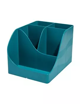 Portapenne Pen Wave Skandi Exacompta - 15,5x11,9x10,9 cm - 69534D (Blu Pacifico)
