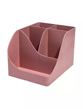 Portapenne Pen Wave Skandi Exacompta - 15,5x11,9x10,9 cm - 69538D (Rosa Antico)