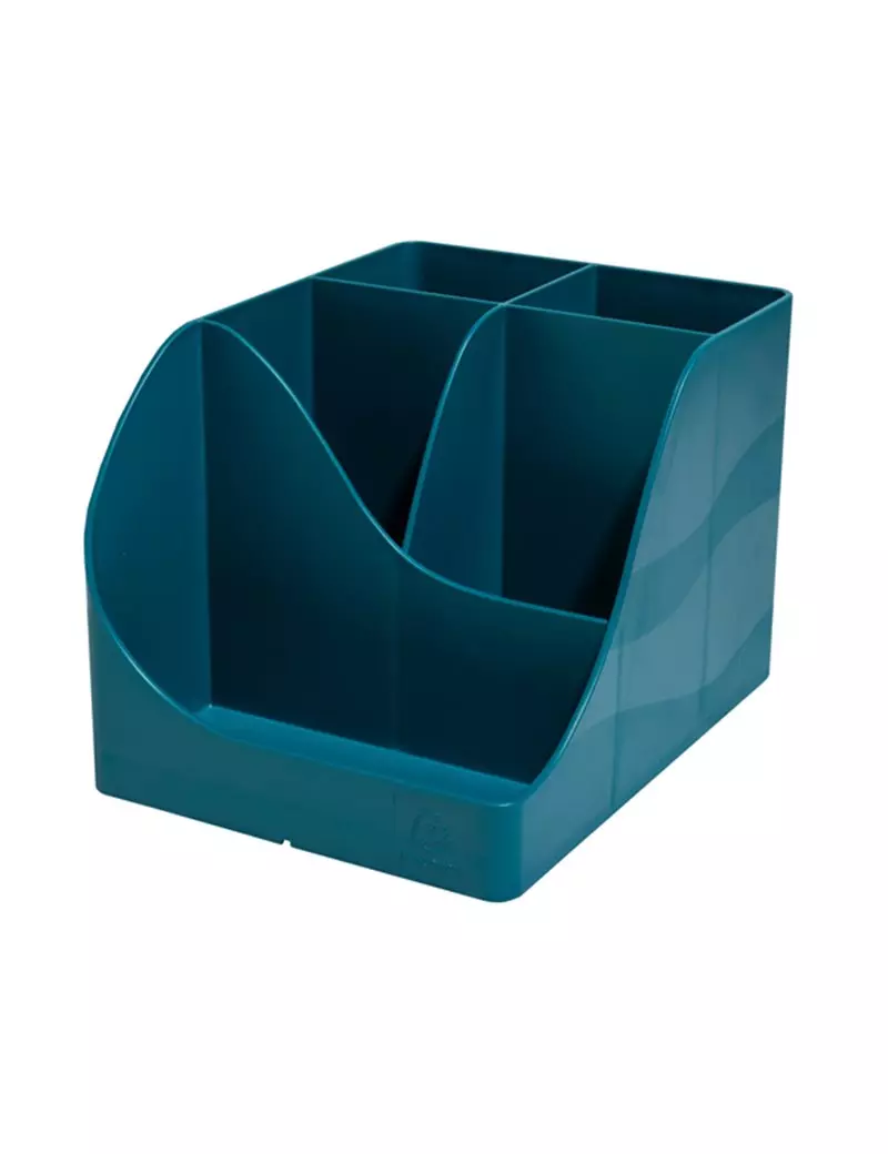 Portapenne Pen Wave NeoDeco Exacompta - 15,5x11,9x10,9 cm - 69528D (Blu Anatra) Portapenne Pen Wave NeoDeco Exacompta - 15,5x11,9x10,9 cm - 69528D (Blu Anatra)