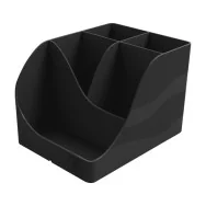 Portapenne Pen Wave NeoDeco Exacompta - 15,5x11,9x10,9 cm - 69514D (Nero)