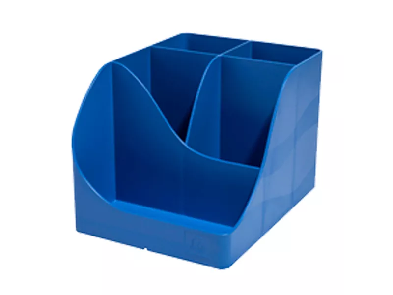 Portapenne Pen Wave Bee Exacompta - 15,5x11,9x10,9 cm - 69504D (Blu Navy)